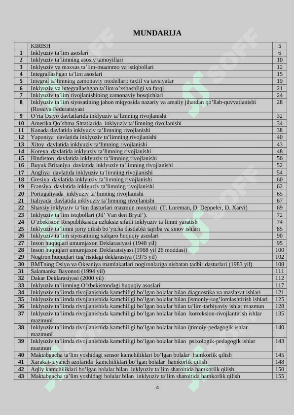 Inklyuziv va integrallashgan ta'lim asoslari 4