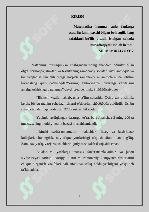 IRRATSIONAL TENGLAMALARNI” O'QITISH METODIKASI 3