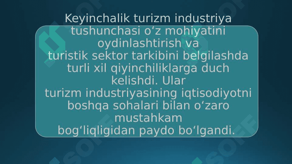 Xalqaro turizm industriyasi 3
