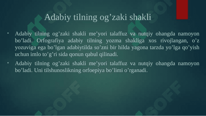Talaffuz me’yorlari 2
