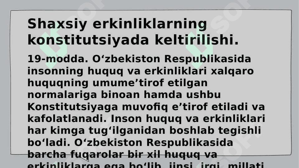 Shaxsiy huquq va erkinliklar 5