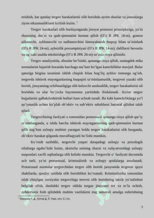 Ayrim tergov harakatlarini amalga oshirishning etik va 3
