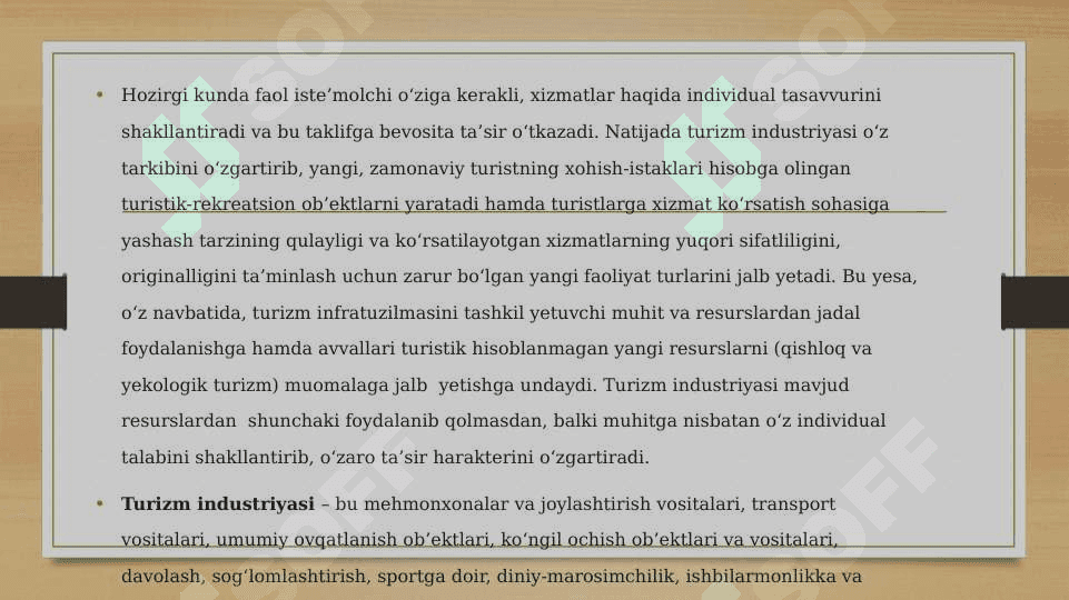 O'zbekistonda turizm infratuzilmalarini takomillashtirish yo'llar 3
