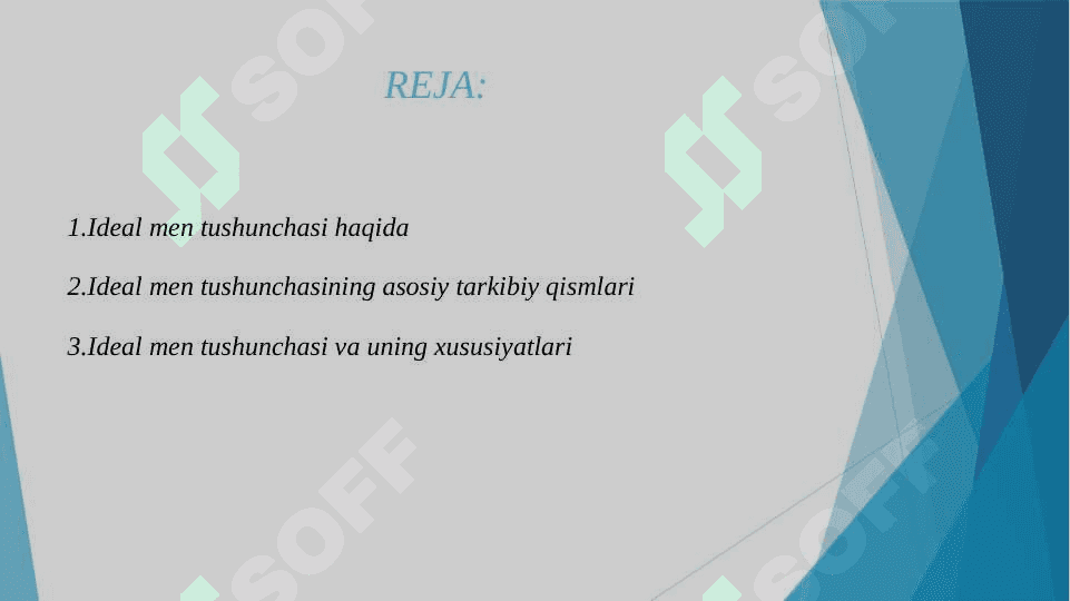 IDEAL MEN TUSHUNCHASI 2