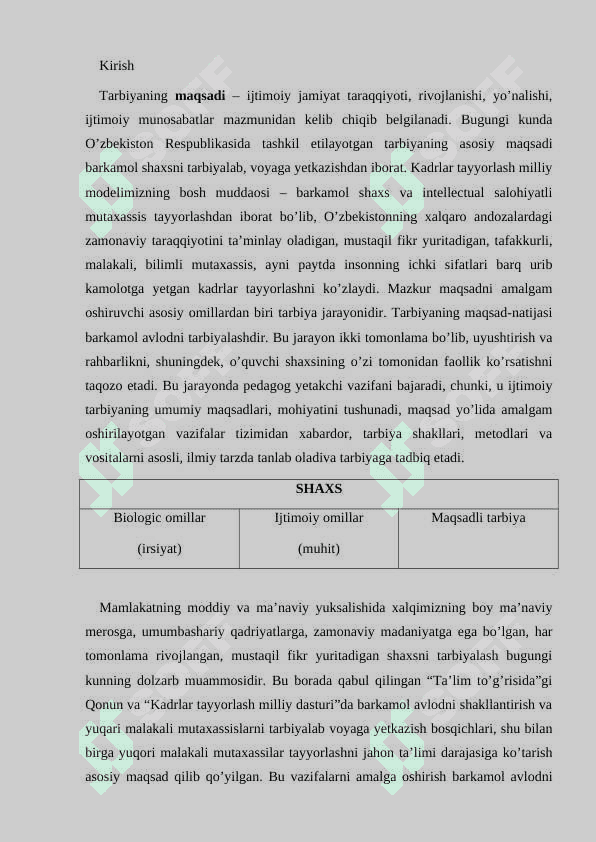 Tarbiya jarayoni.Tarbiya turlari va mеtodlari 2