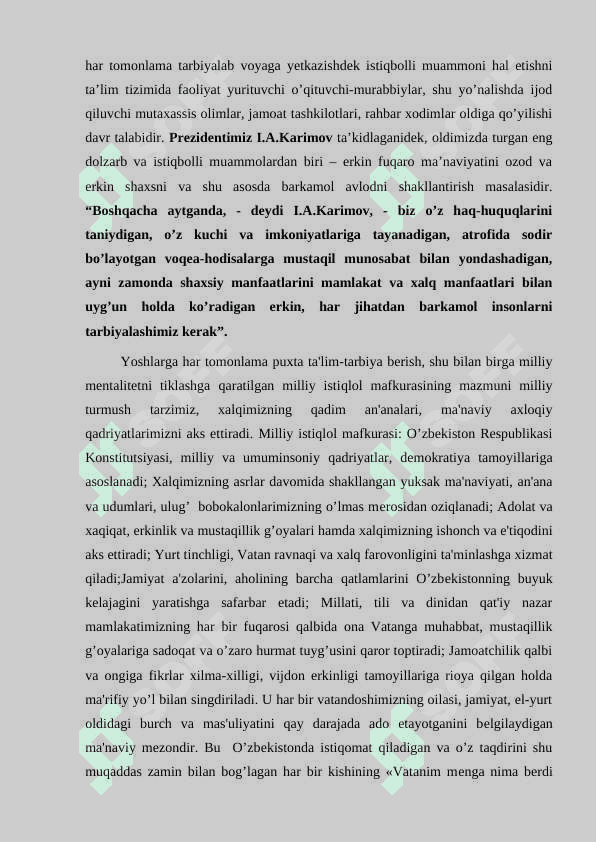 Tarbiya jarayoni.Tarbiya turlari va mеtodlari 3