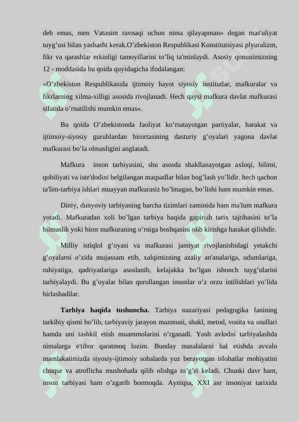 Tarbiya jarayoni.Tarbiya turlari va mеtodlari 4