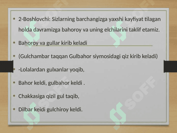 GULLAR VA QUSHLAR BAYRAMI 8