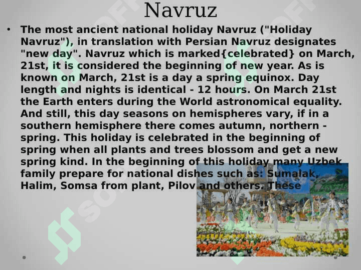 National holidays in Uzbekistan 4