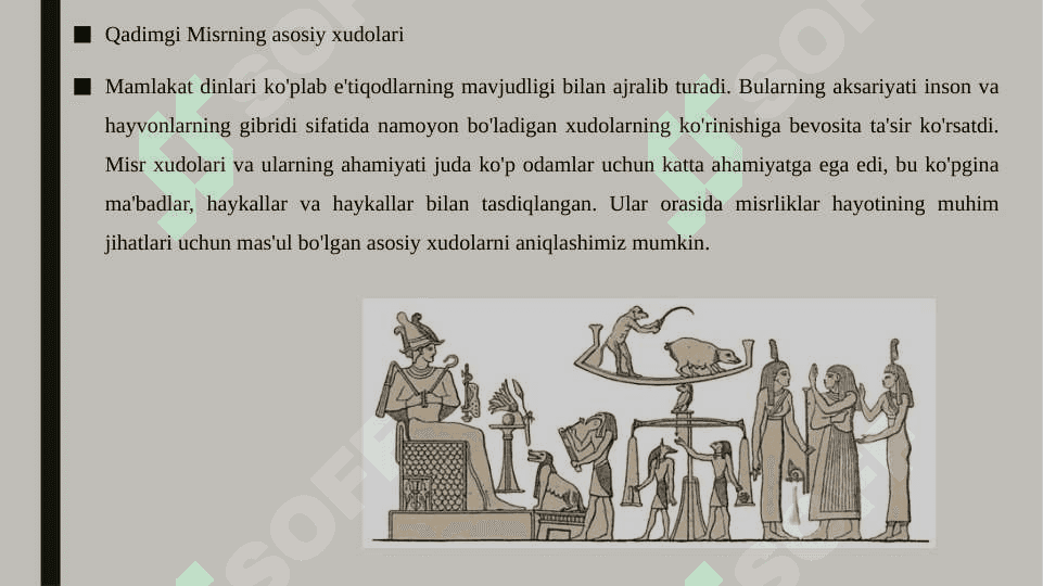 Qadimgi MISR xudolari 3