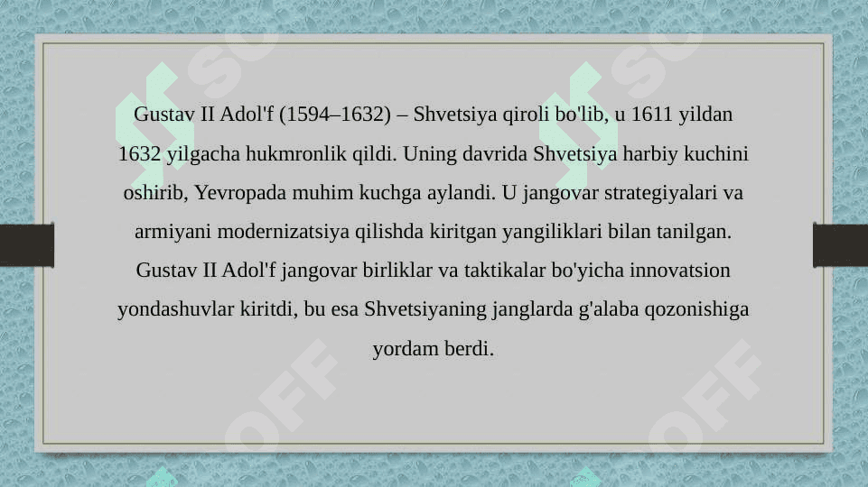 XVII – XVIII asrlarda Shvetsiya 3