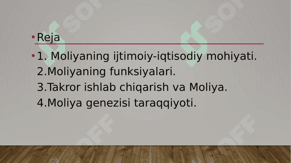 Moliya bozorining iqtisodiy mohiyati 2