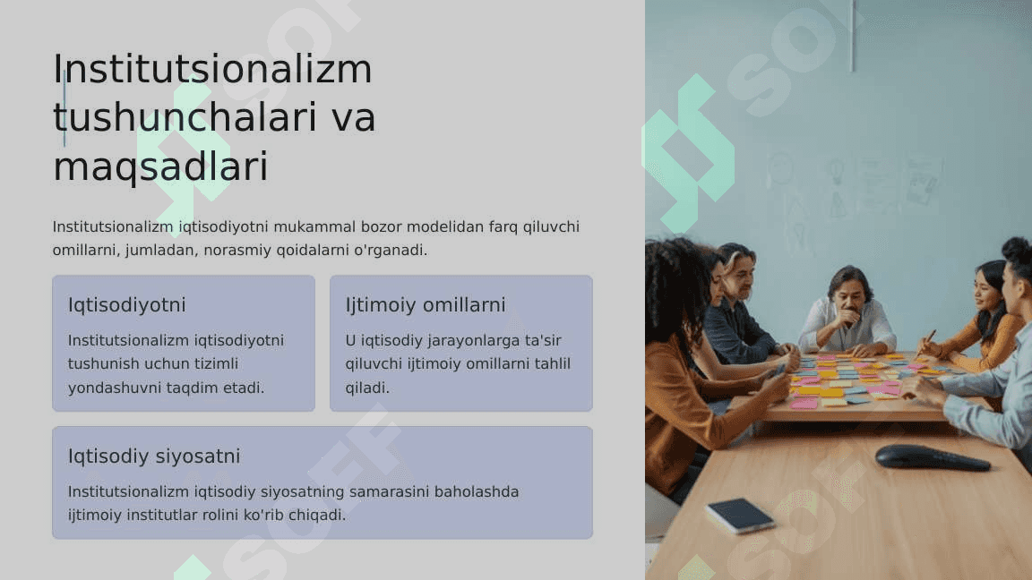 Institutsionalizmning metodologik asoslari 3