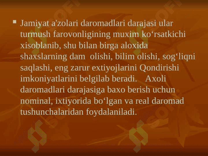 Aholi daromadlari 8