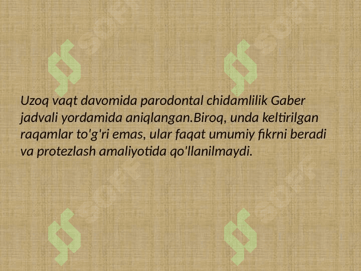 Chaynash bosimi va 
chaynash samaradorligini aniqlash usullari 8