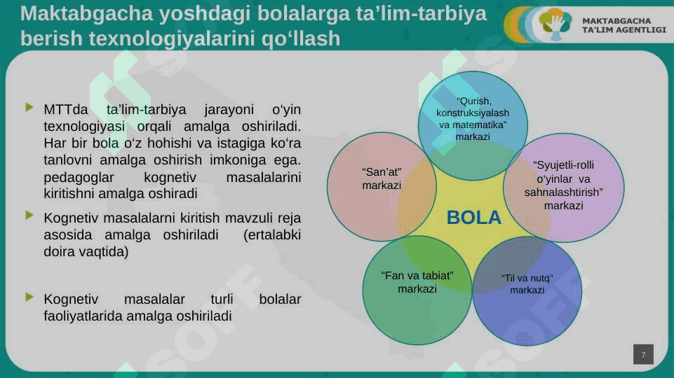 Ilk qadam davlat dasturi asosida bolalarni savodga o`rgatish 7