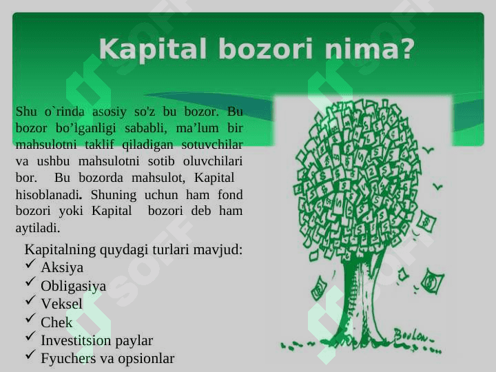 Kapital qo’yilmalar va kapital bozori 3