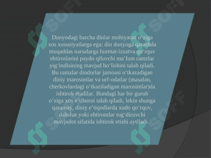 Dinning madaniyat fenomeni 2