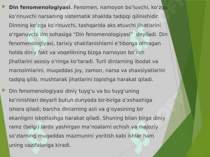 Din madaniyat fenomeni 3