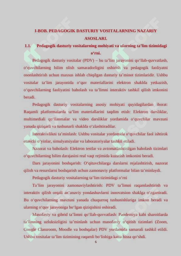 Pedagogik dasturiy vositalar 6
