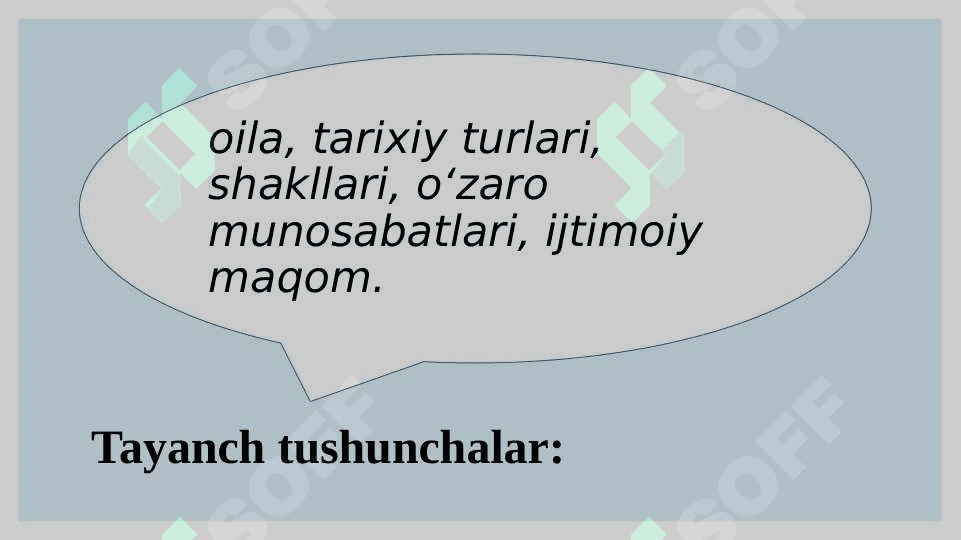 Oilaning turlari 3