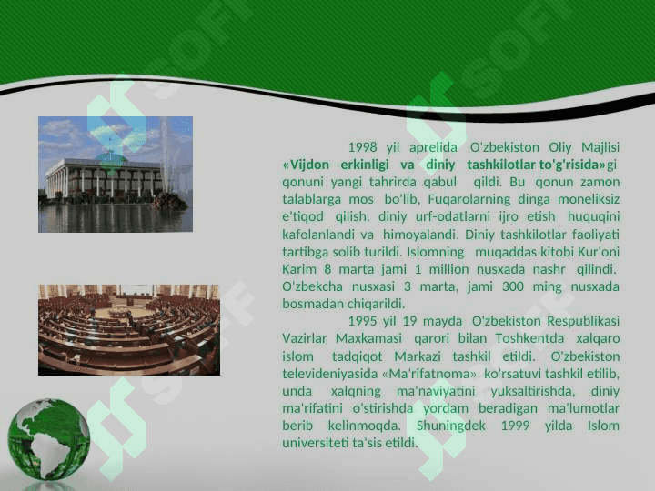 Bilim va diniy etiqotning o’zaro munosabati 6