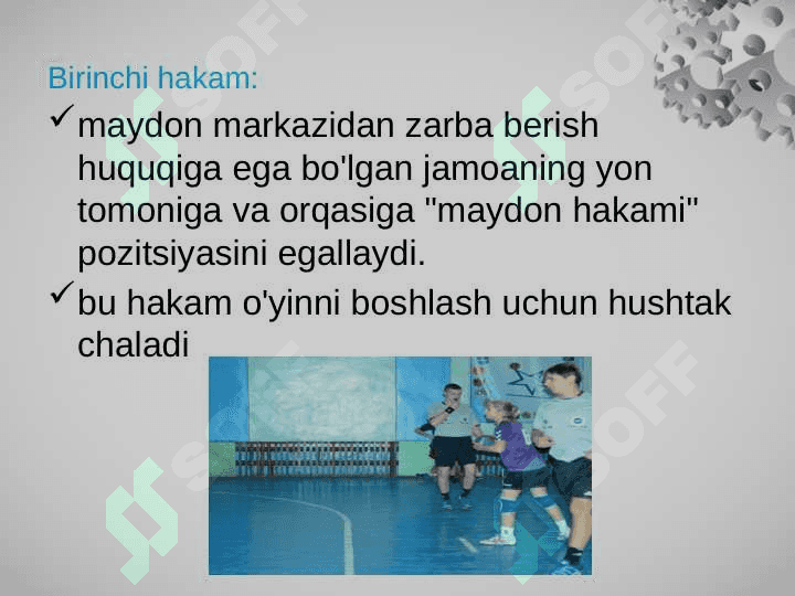 GANDBOL O'YINIDA HAKAMLIK 5