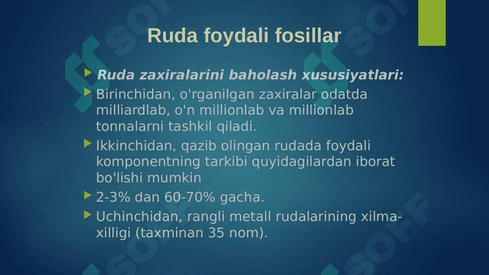 Jahon tabiiy resurslari geografiyasi 7