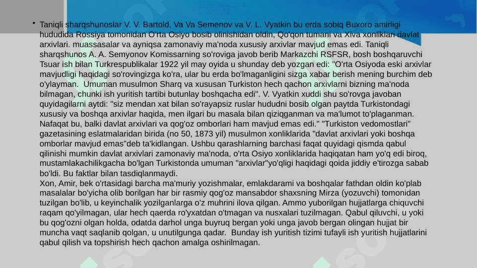 Markaziy Osiyo Arxivlari 8
