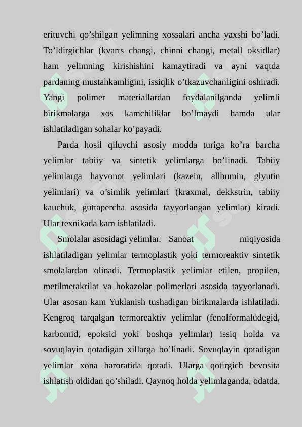Transport vositalarida ishlatiladigan sintetik yelimlar 4