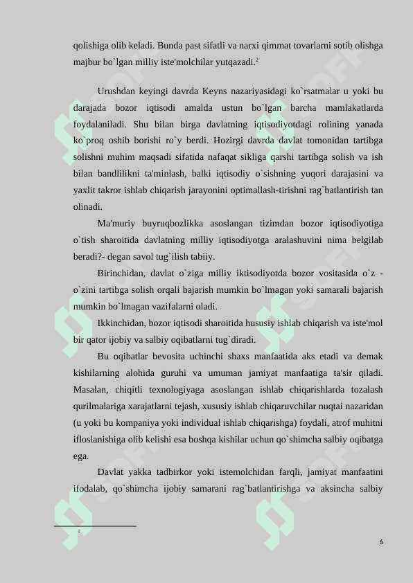 Iqtisodiyotni tartibga  solishda davlatning  ròli 6