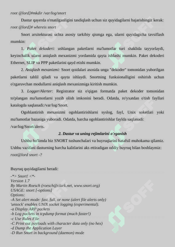 Tarmoq hujumlarni aniqlash tizimlari 4