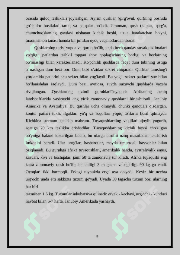 Uchib ketuvchi qushlar 8