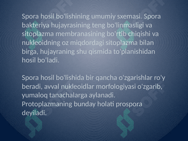 Mikroorganizmlarni doimiy boʻlmagan struktura elementlari 8