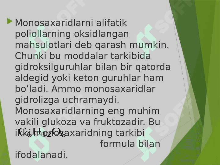 Uglevodlar tuzilishi va ahamiyati 4
