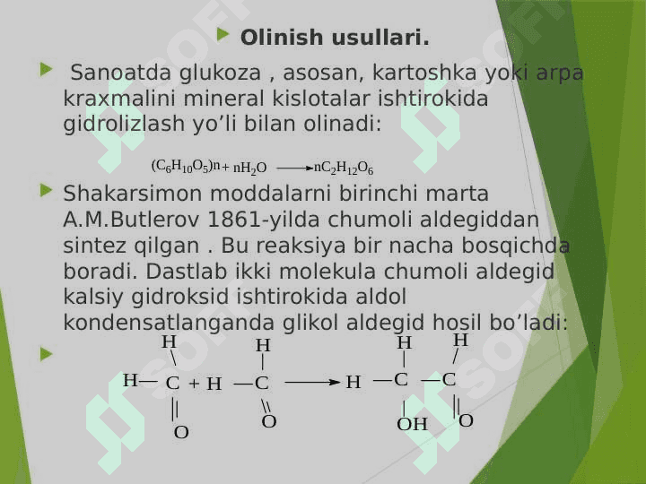 Uglevodlar tuzilishi va ahamiyati 7
