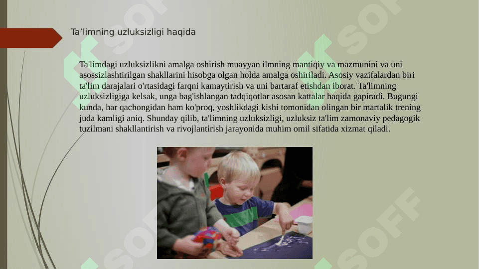 Ta’limning uzluksizligi 4