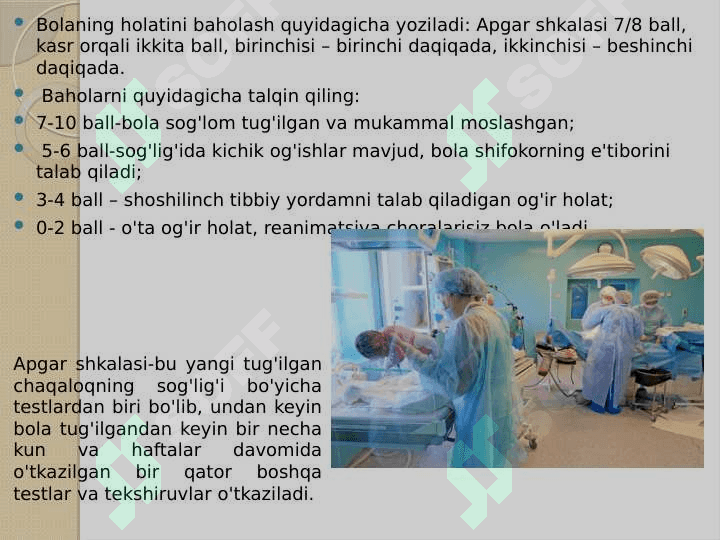 Yangi tug’ilgan chaqaloqlar va bolalar kasalliklari 4