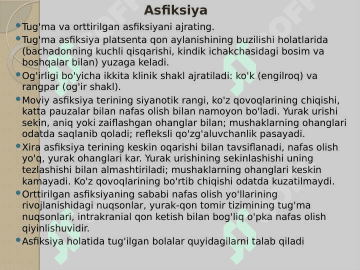 Yangi tug’ilgan chaqaloqlar va bolalar kasalliklari 7