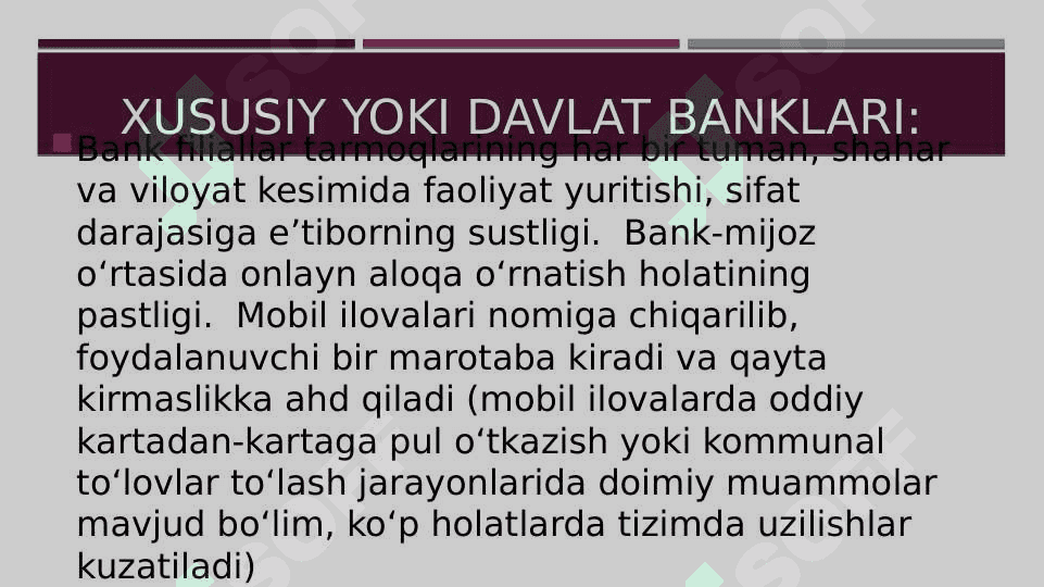 Bank xizmatlarini raqamlashtirishning yangi yechimlari 8