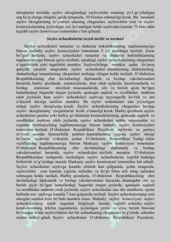 SAYLOV TIZIMI va saylov huquqi 4