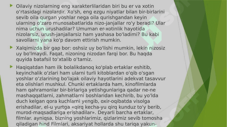 Oilaviy nizolar va er-xotin nizolari 3