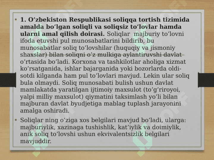SOLIQ TURLARI 2