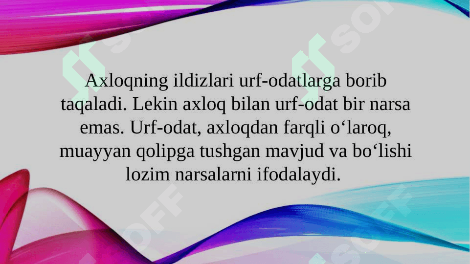 Axloq falsafasi (TAQDIMOT) 4