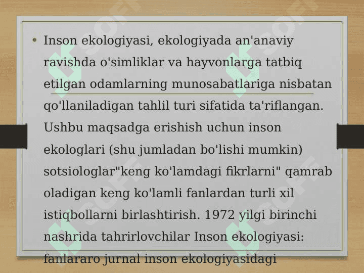 Inson ekologiyasi 8