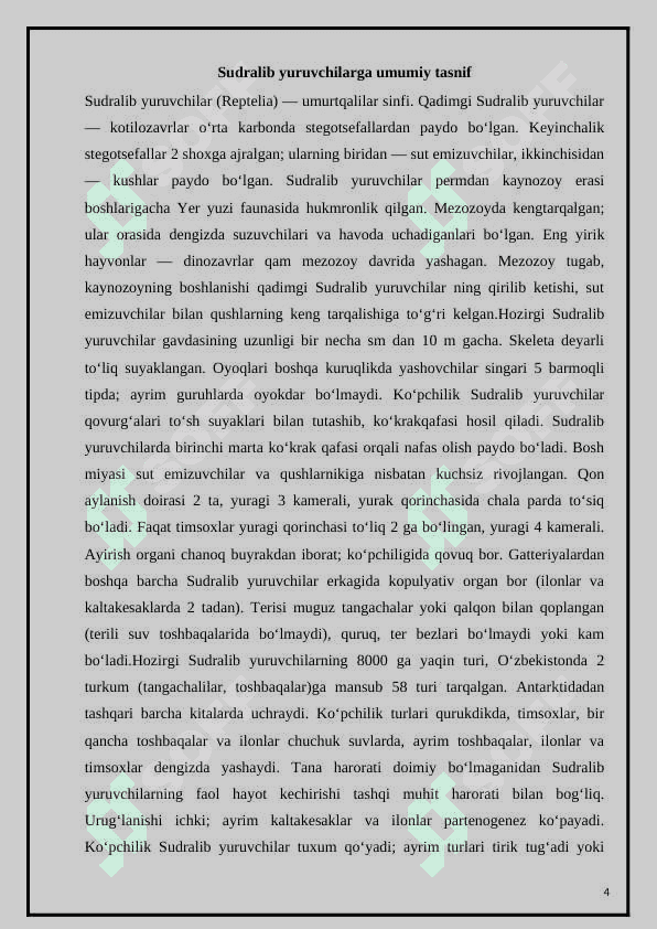 O’zbekistonning zaharli ilonlari, ularning tarqalishi va ahamiyati 4