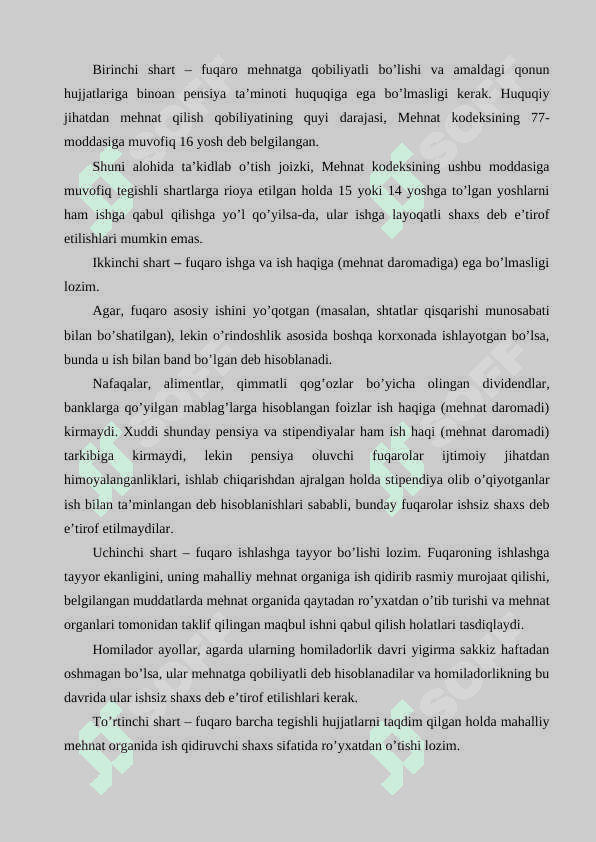 Ishsizlik kelib chiqish sabablari va nomoyon bo'lish shakillar 7