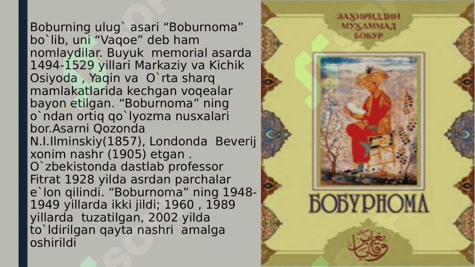 Zahiriddin Muhammad Bobur 4