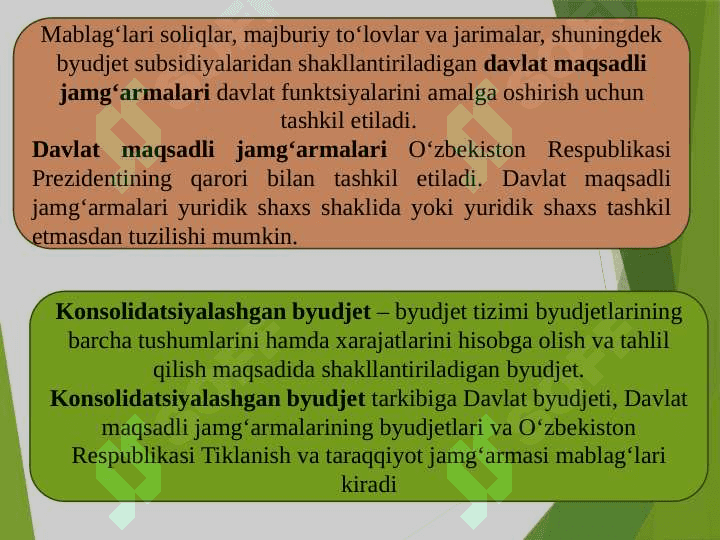 DAVLAT MAQSADLI JAMG‘ARMALARI 3