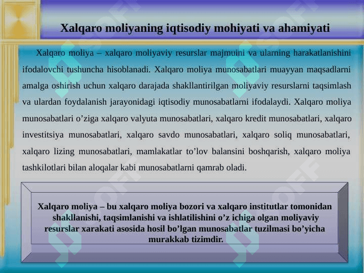 XALQARO MOLIYA 4